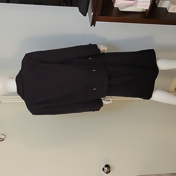 TRUE Vintage Early 19th Century Wool Cosplay Blazer Skirt Suit - Picture 6 of 9